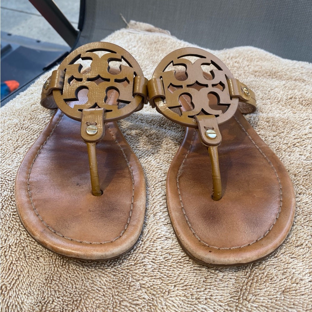 Tory Burch Miller Sandals Sz 9.5 - Picture 2 of 6